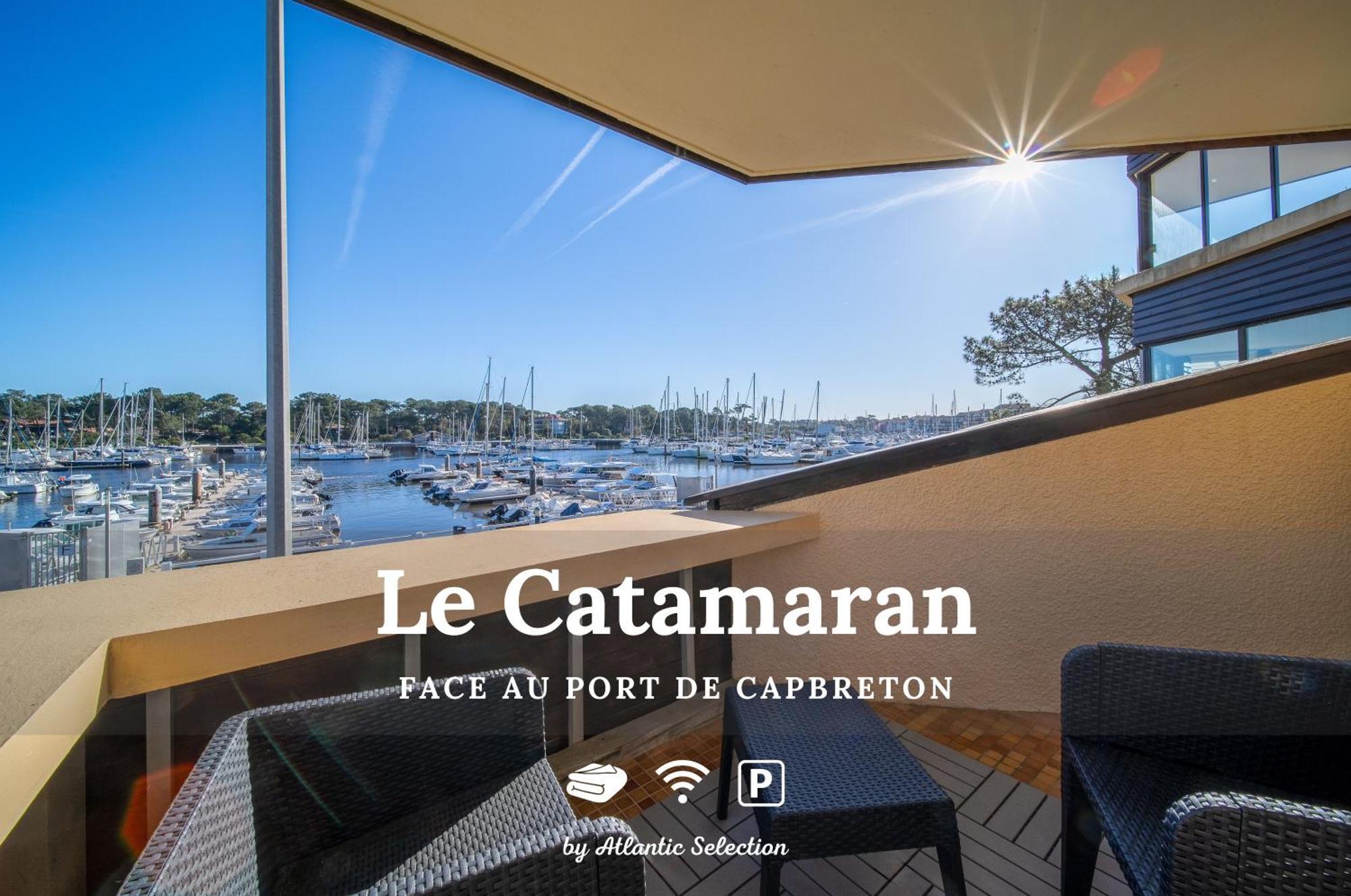 Atlantic Selection - Le Catamaran - Face Au Port Apartment Капбретон Екстериор снимка